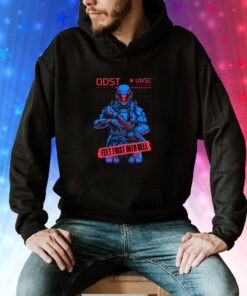 Odst Feet First Into Hell Hoodie Shirt