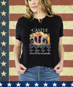 Official Castle 15th Anniversary 2009-2014 Thank You For The Memories Shirt