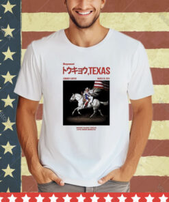 Official Cowboy Carter Texas Country Radio Texas Live From Shibuya Japan Shirt
