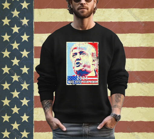 Official Donald Trump And America Flag Make Votes Count Again Trump shirt