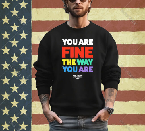 Official Fine The Way You Are Rainbow shirt