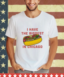 Official Jake Sheridan I Have The Biggest Dick In Chicago Shirt