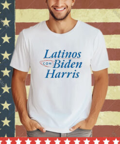 Official Joebiden Latinos Con Biden Harris Shirt