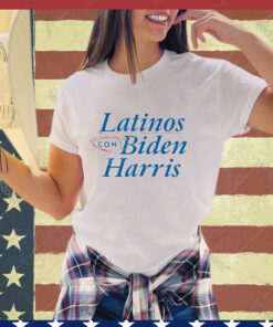 Official Joebiden Latinos Con Biden Harris Shirt