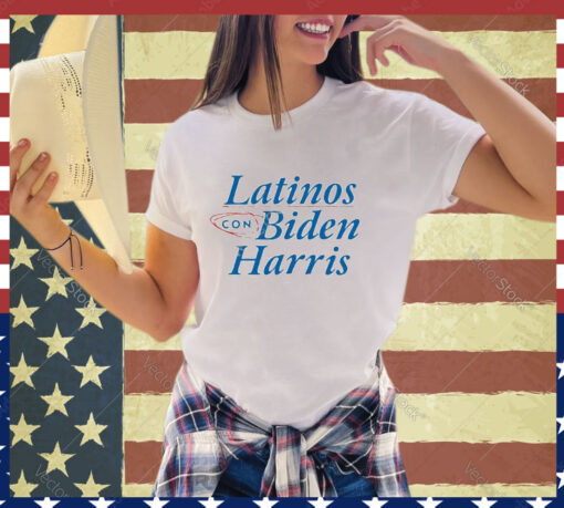 Official Joebiden Latinos Con Biden Harris Shirt