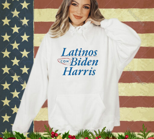 Official Joebiden Latinos Con Biden Harris Shirt