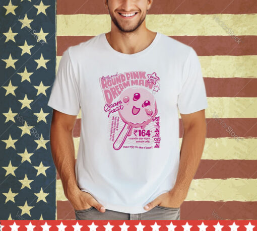 Official Kirby Round Pink Dream Man Cream Treat Please Enjoy The Value Of Desert shirt