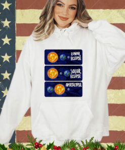 Official Lunar Eclipse Solar Eclipse Apocalypse Scientific Phenomena 2024 shirt