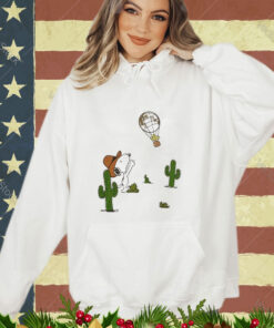 Official Peanuts Snoopy & Woodstock Western Portrait Women’s shirt
