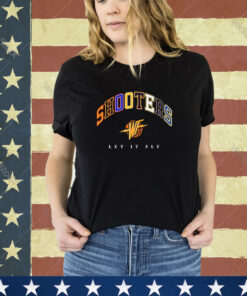 Official Warriors Talk Shooters Let It Fly Shirt