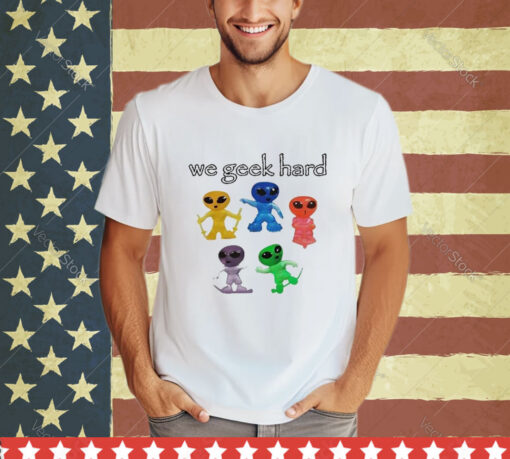 Official We Geek Hard Cringe Shirt