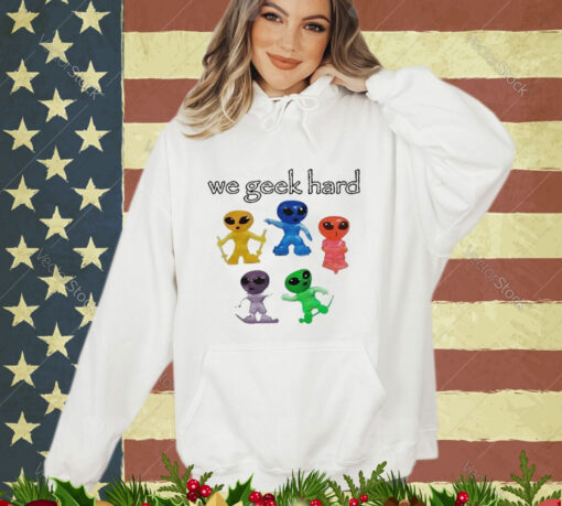 Official We Geek Hard Cringe Shirt