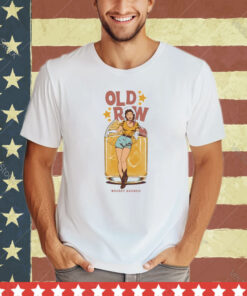 Official Whiskey Business Old Row Girl And Goblet shirt