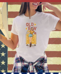 Official Whiskey Business Old Row Girl And Goblet shirt