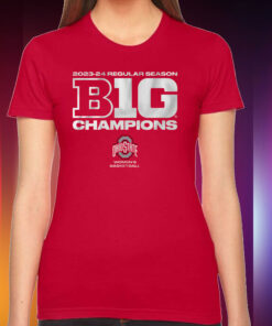Ohio State Women's Basketball: 2024 Big Ten Regular Season Champions Hoodie TShirt