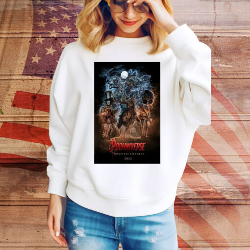 Poohniverse Monsters Assemble Film 2025 Poster t-shirt