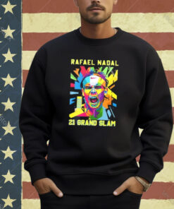 Rafael Nadal Tennis Champions 21 Grand Slam Fan T-Shirt