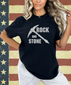 Rock and Stone! - Grey Design Vintage T-Shirt