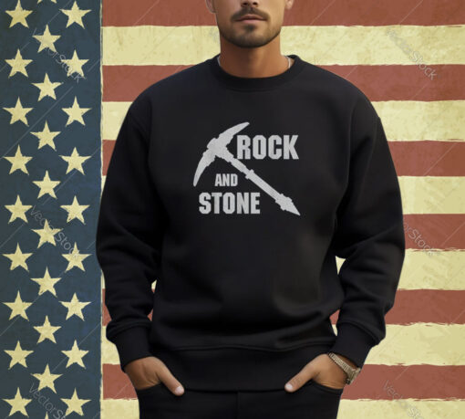 Rock and Stone! - Grey Design Vintage T-Shirt