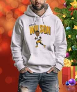 Russell Wilson: Pittsburgh Caricature Hoodie Shirt