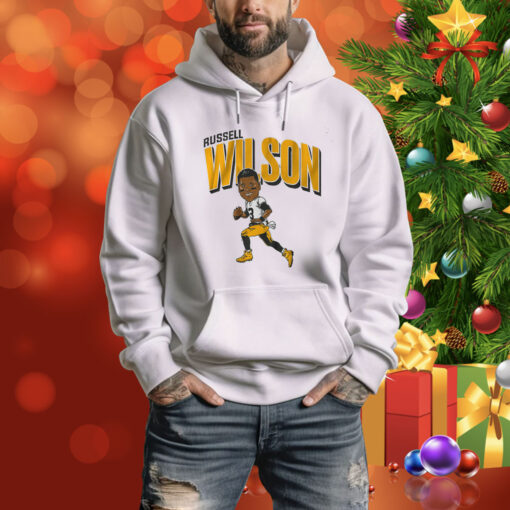 Russell Wilson: Pittsburgh Caricature Hoodie Shirt