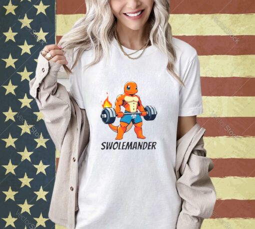 Swolemander fitnes shirt