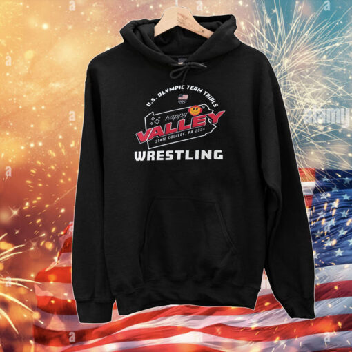 Team Usa Us Olympic Team Wrestling Trials Happy Valley T-Shirts