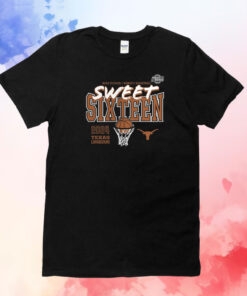 Texas Longhorns 2024 Ncaa Tournament March Madness Sweet 16 Fast Break T-Shirt