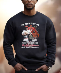 In Memory Of April 15 2024 Whitey Herzog St Louis Cardinals Thank You For The Memories Shirt