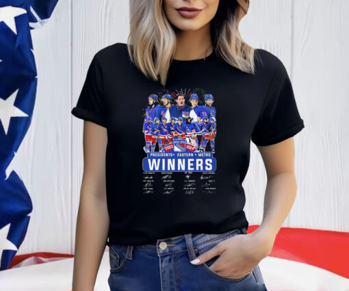 New York Rangers Presidents Eastern Metro Winners 2024 Shirt