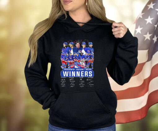 New York Rangers Presidents Eastern Metro Winners 2024 Shirt