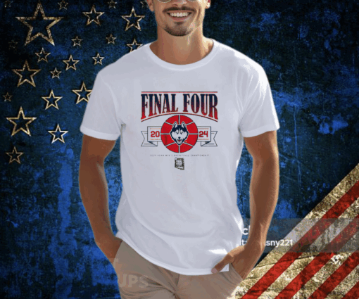 Uconn Men’s Basketball 2024 Final Four T-Shirt