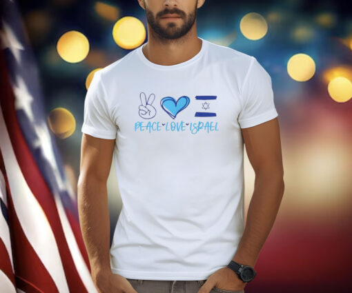 Support Israel Peace Love Israel I Stand With Israel Vintage Shirt