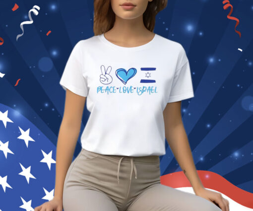 Support Israel Peace Love Israel I Stand With Israel Vintage Shirt