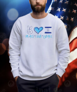 Support Israel Peace Love Israel I Stand With Israel Vintage Shirt