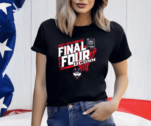 Uconn Huskies 2024 Ncaa Men’s Basketball Tournament March Madness Final Four T-Shirt