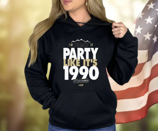 Primed To Party Like It’s 1990 Shirt For Colorado College Fans