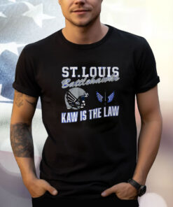 St. Louis Battlehawks Retro Kaw Is The Law Shirt