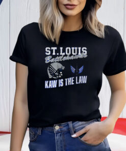 St. Louis Battlehawks Retro Kaw Is The Law Shirt