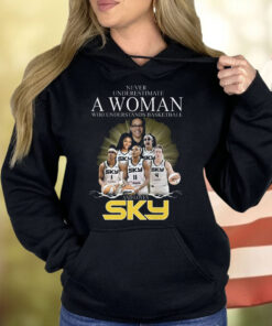 Never Underestimate A Woman Who Understands Basketball And Loves Chicago Sky Shirt