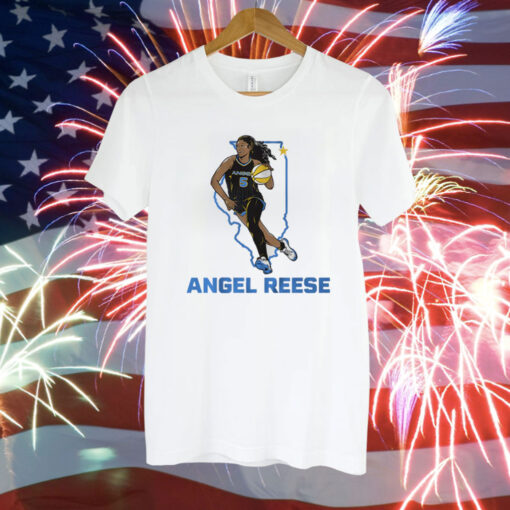 Angel Reese State Star Chicago Tee Shirt