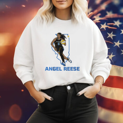 Angel Reese State Star Chicago Tee Shirts