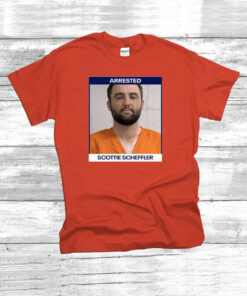 Arrested Scottie Scheffler Mugshot TShirt