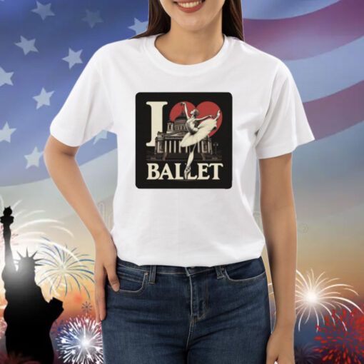 Artelize I Love Ballet Shirt