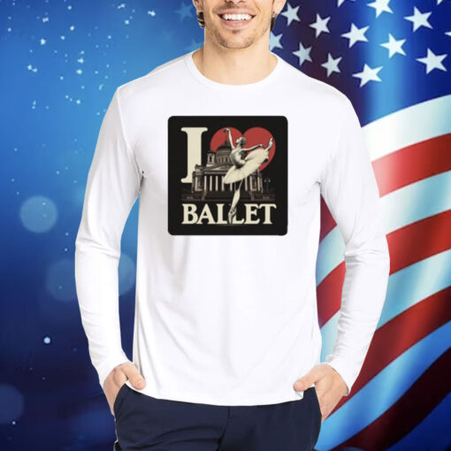 Artelize I Love Ballet Shirt