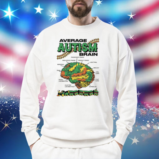 Average Autism Brain Sweatshirt