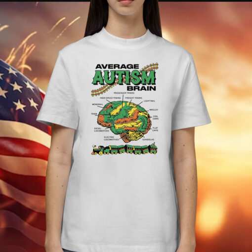 Average Autism Brain Shirts