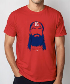 Brandon Marsh Beard Hair Philadelphia Baseball Shirt
