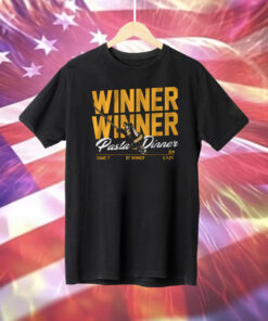 David Pastrnak Winner Pasta Dinner T-Shirt