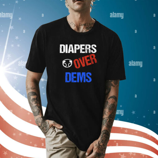 Diapers Over Dems Pro Trump Women T-Shirt